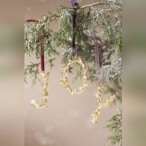 Anthropologie Gold Initial Necklaces Letter “D”